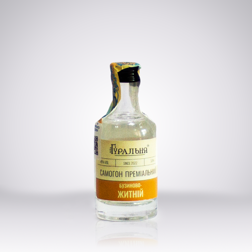 Premium Samohon Elderberry-Rye, 0.05 L, 45% vol.