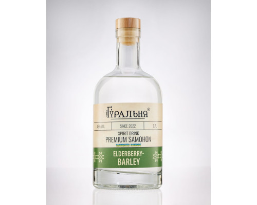 Premium Samohon Elderberry-Barley 0.7 l., 45% vol.