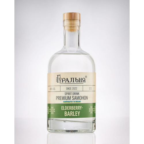 Premium Samohon Elderberry-Barley 0.7 l., 45% vol.
