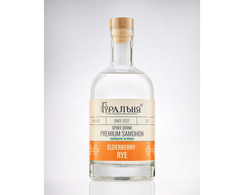 Premium Samohon Elderberry-Rye 0.7 l., 45% vol.