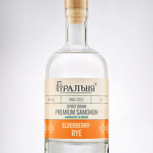Premium Samohon Elderberry-Rye 0.7 l., 45% vol.