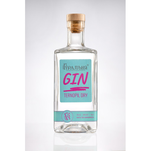 Gin Ternopil Dry, 0.7 l., 38% vol.